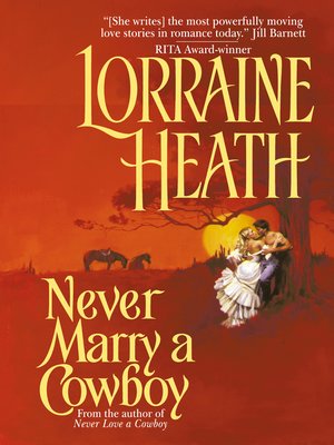 cover image of Never Marry a Cowboy